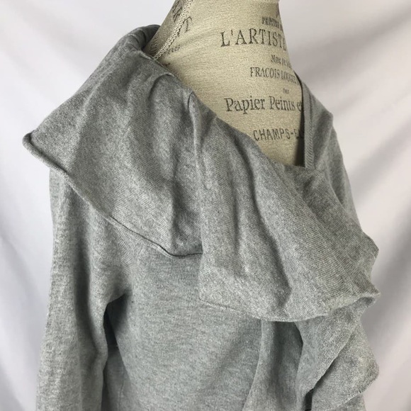 Anthropologie Moth Winter Lei Long Ruffle Cardigan - Picture 9 of 12